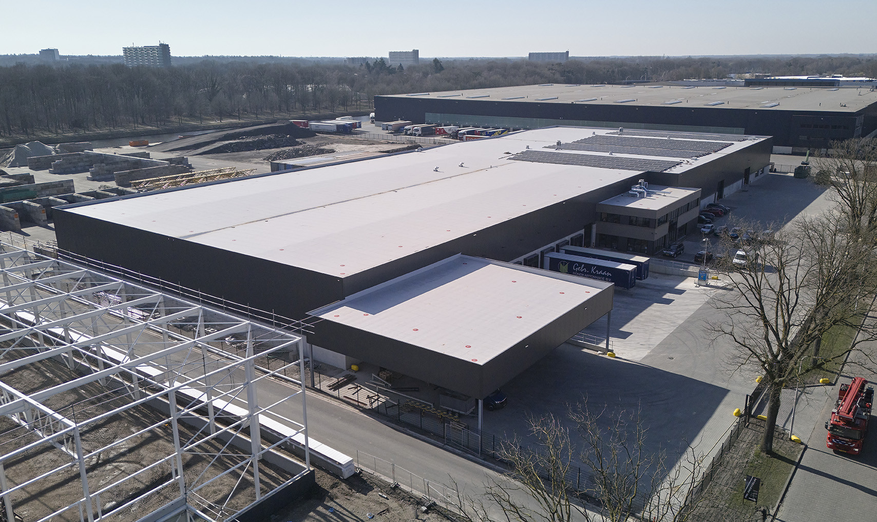 Nieuwbouw rondcartonnagefabriek Gebr. Kraan Tilburg