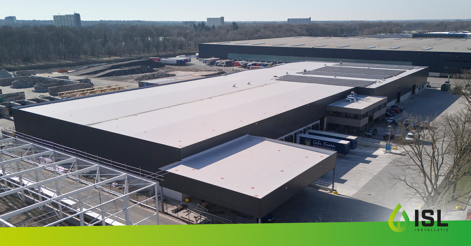 Nieuwbouw rondcartonnagefabriek Gebr. Kraan Tilburg